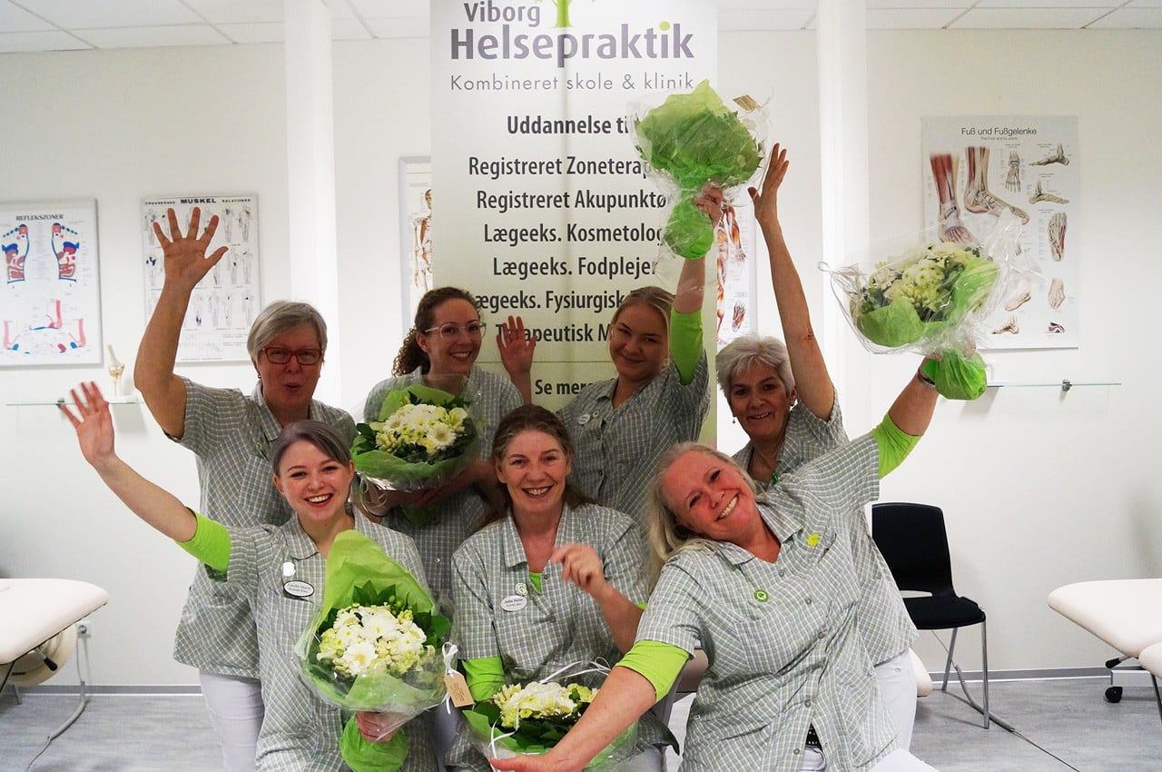 Glade SADF-Fodplejere fra Viborg Helsepraktik