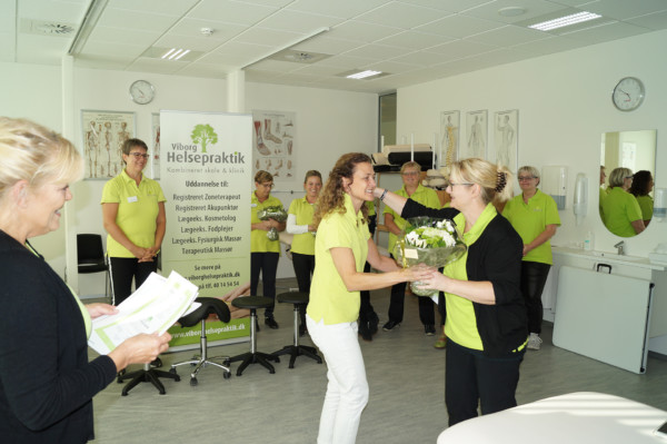 Zoneterapeut til eksamen på Viborg Helsepraktik